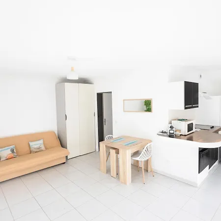 Olivéa - écrin Fleuri, Terrasse&plage à 5 Min Apartamento *